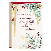 You Bring Light, Hope and Kindness Christmas Card for only USD 6.99 | Hallmark