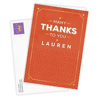 Personalized Many Thanks to You Thank-You Card for only USD 4.99 | Hallmark