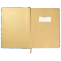 Gold Toile on Aqua Hardback Notebook for only USD 14.99 | Hallmark