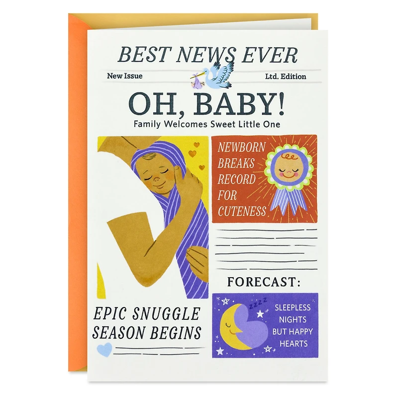 Celebrating Your Awww-mazing News New Baby Card for only USD 5.99 | Hallmark