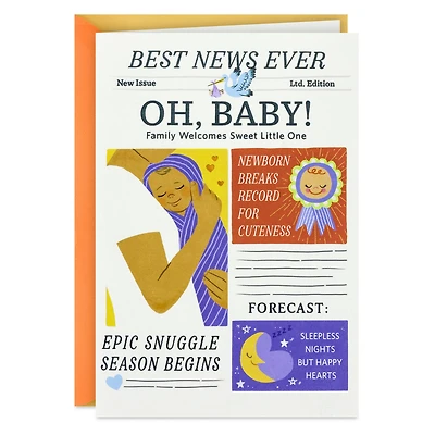 Celebrating Your Awww-mazing News New Baby Card for only USD 5.99 | Hallmark
