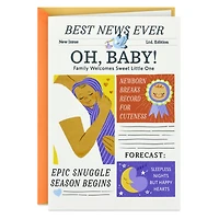 Celebrating Your Awww-mazing News New Baby Card for only USD 5.99 | Hallmark