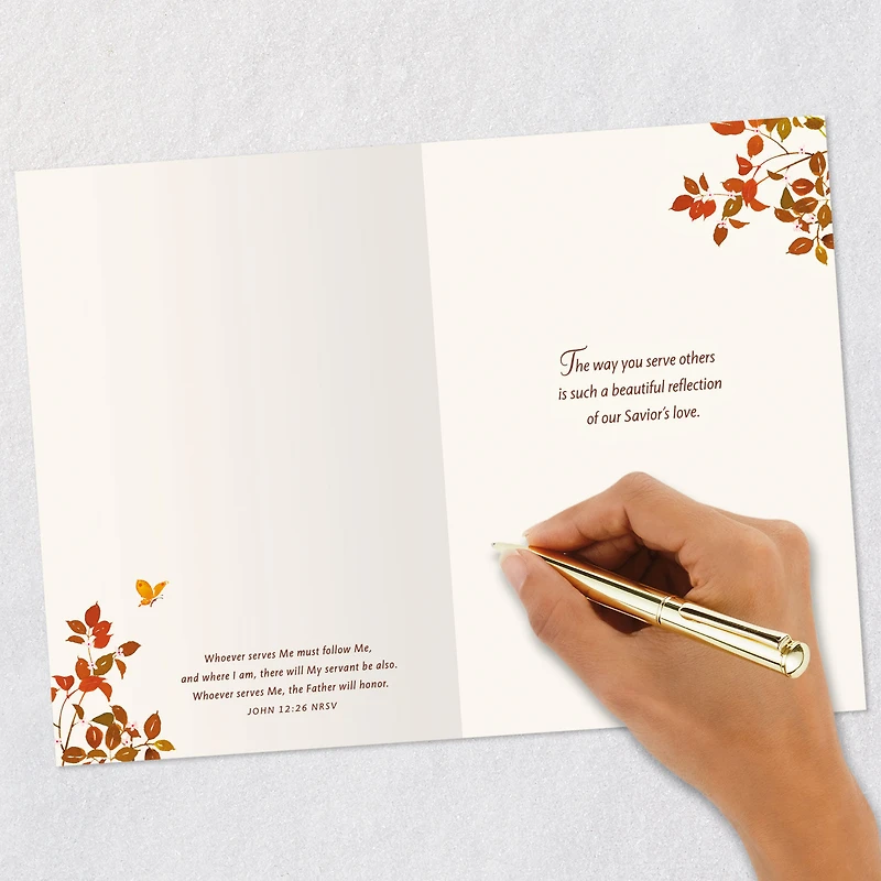 You Serve With Love Religious Clergy Appreciation Card for only USD 2.00 | Hallmark