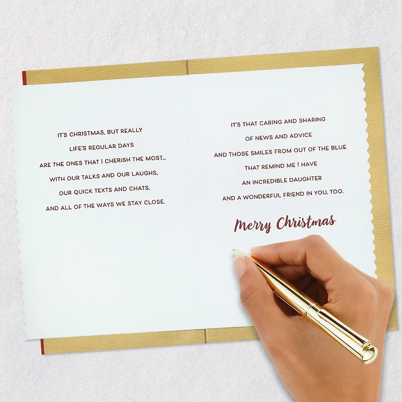 I Love How Close We Are Christmas Card for Daughter for only USD 5.99 | Hallmark
