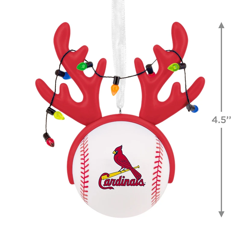 MLB St. Louis Cardinals™ Reindeer Baseball Hallmark Ornament for only USD 12.99 | Hallmark