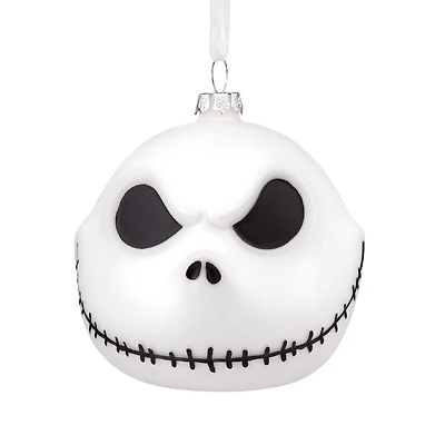 Disney Tim Burton's The Nightmare Before Christmas Jack Skellington Blown Glass Hallmark Ornament for only USD 9.99 | Hallmark