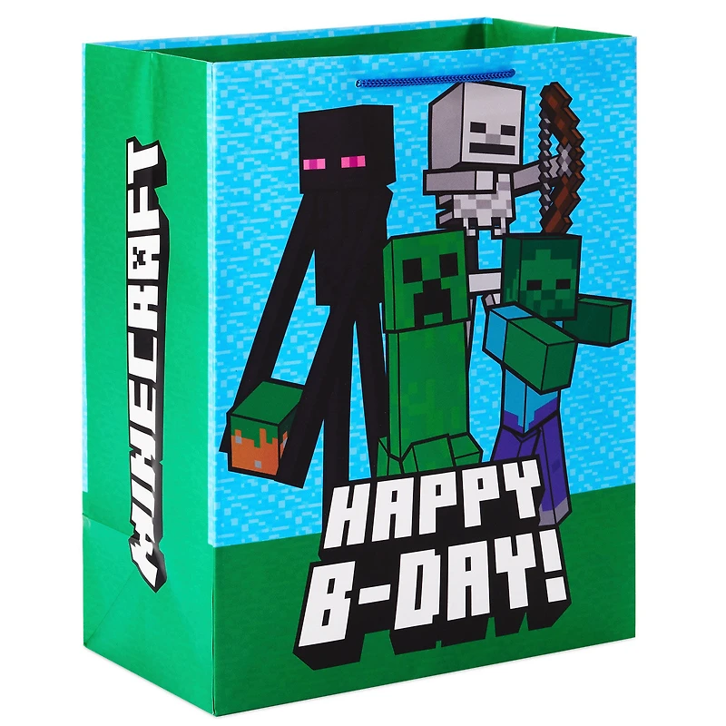 13" Minecraft Large Birthday Gift Bag for only USD 3.99 | Hallmark
