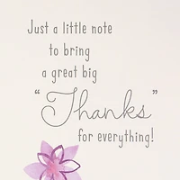 16" Dog With Flowers Jumbo Thank-You Card for only USD 9.99 | Hallmark