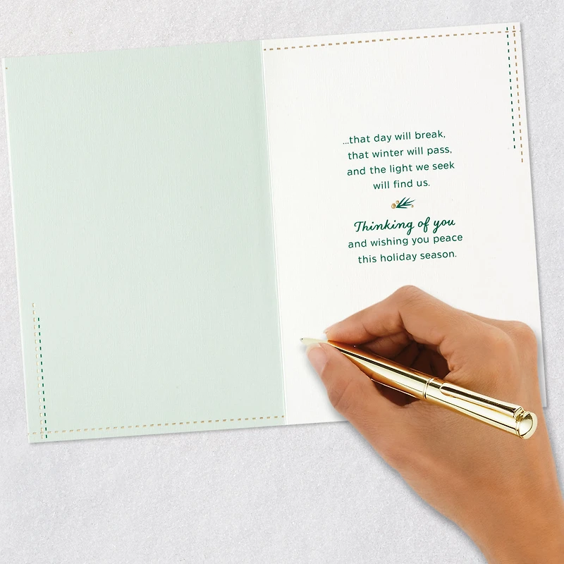Wishing You Peace Thinking of You Christmas Card for only USD 3.99 | Hallmark