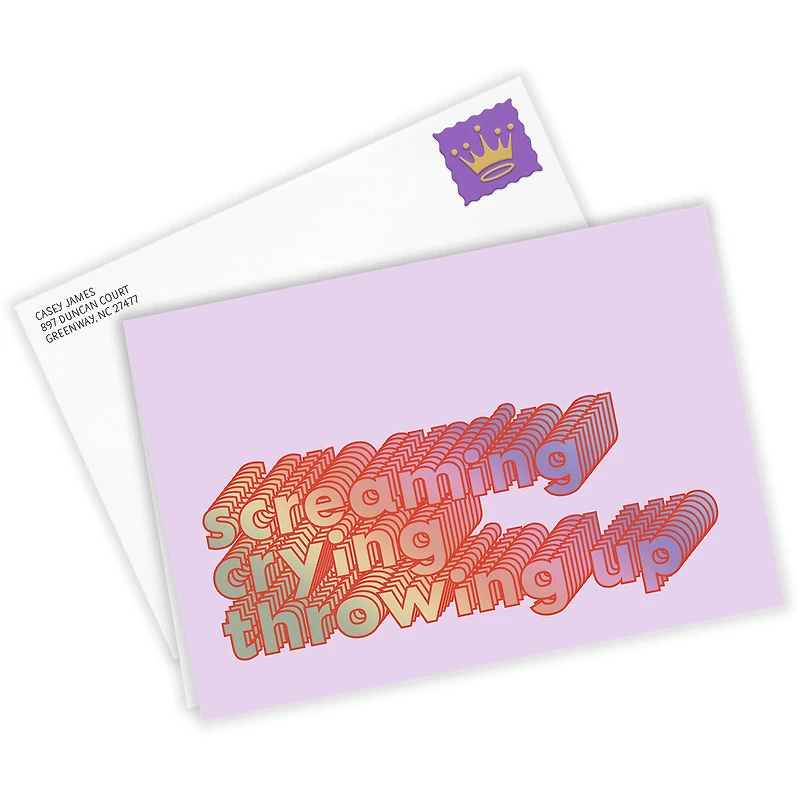 Screaming Crying Custom Card for only USD 4.99 | Hallmark