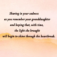 Sharing in Your Sadness Sympathy Card for Loss of Granddaughter for only USD 4.59 | Hallmark