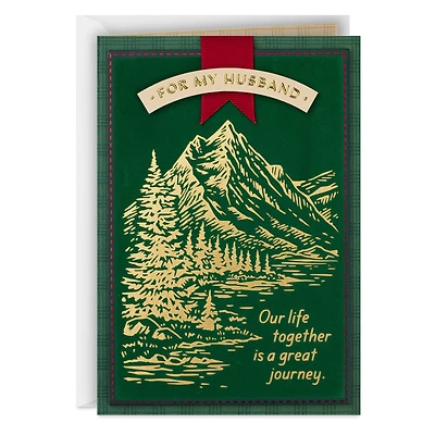 Our Life Is a Great Journey Christmas Card for Husband for only USD 8.99 | Hallmark