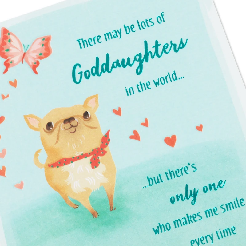 Smiling Thinking of You Birthday Card for Goddaughter for only USD 3.99 | Hallmark