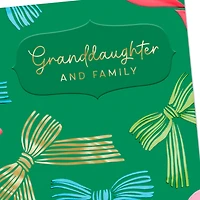 You Bring Us Such Happiness Christmas Card for Granddaughter and Family for only USD 3.99 | Hallmark