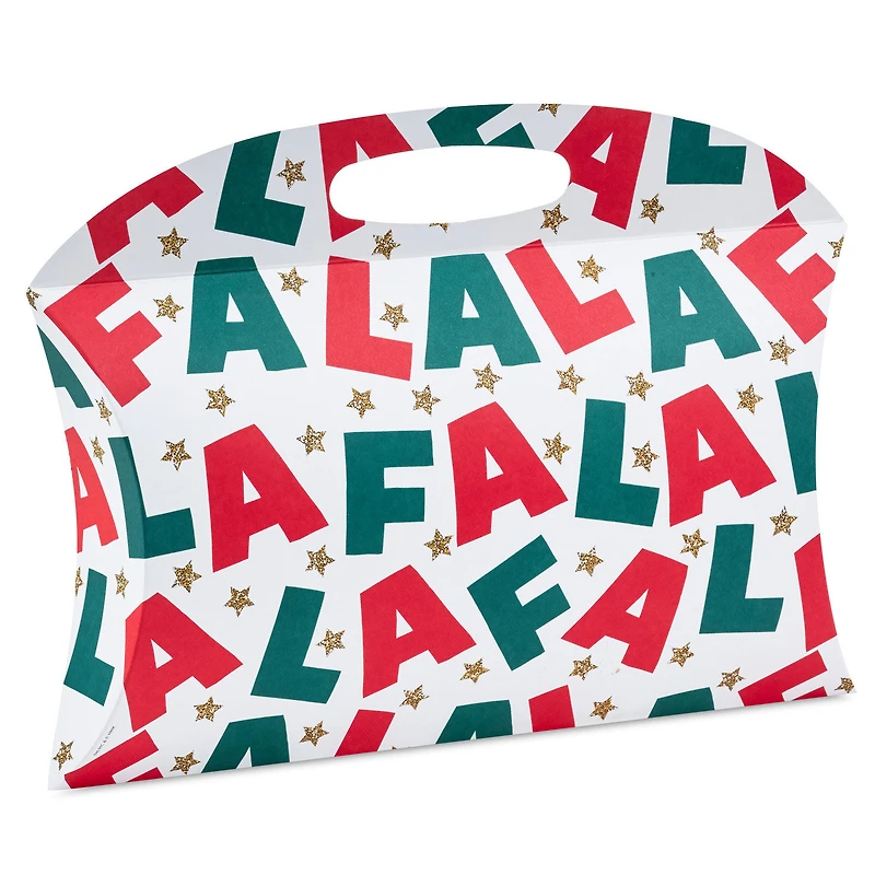 Fa La La Lettering Large Christmas Pillow Box With Handle for only USD 3.99 | Hallmark