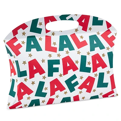 Fa La La Lettering Large Christmas Pillow Box With Handle for only USD 3.99 | Hallmark