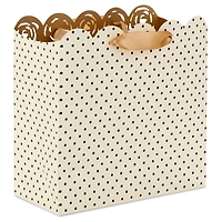 10.4" Cream Roses Laser-Cut Large Square Gift Bag With Tissue Paper for only USD 9.99 | Hallmark