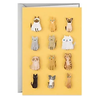 Cats on Yellow Blank Card for only USD 6.59 | Hallmark