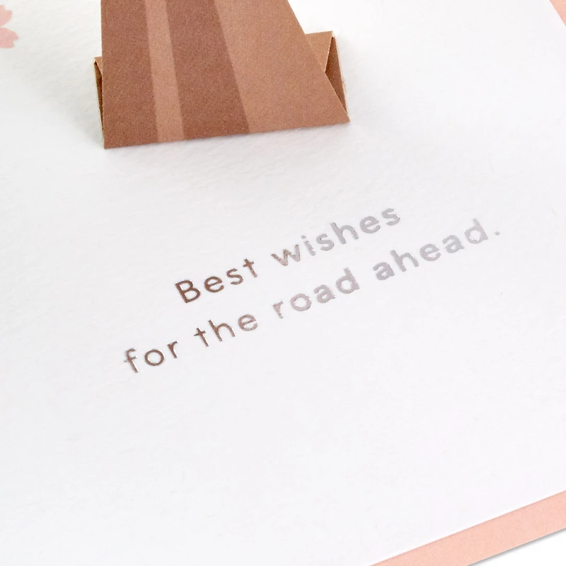 Best Wishes for the Road Ahead 3D Pop-Up Wedding Card for only USD 12.99 | Hallmark