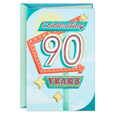 Love How You Live Your Adventure 90th Birthday Card for only USD 4.99 | Hallmark
