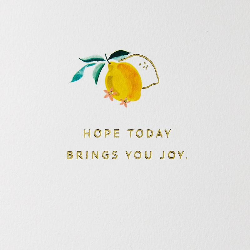 Joyful Lemons Birthday Card for only USD 7.59 | Hallmark