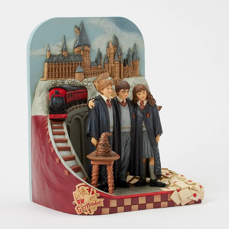 Jim Shore Harry Potter, Ron and Hermione With Train Figurine, 9" for only USD 164.99 | Hallmark