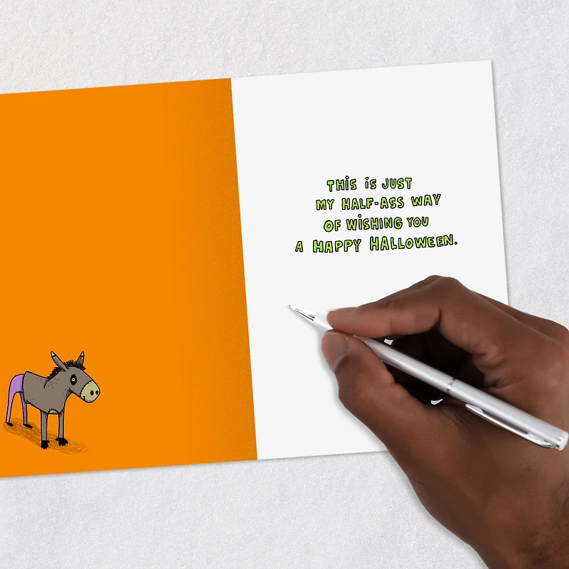 Half-Ass Wishes Funny Halloween Card for only USD 3.69 | Hallmark