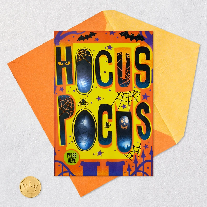 Hocus Pocus Musical Halloween Card With Light for only USD 8.99 | Hallmark