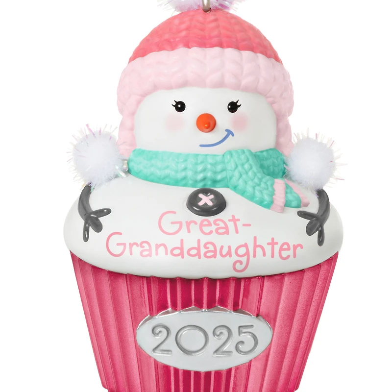 Great-Granddaughter Cupcake 2025 Ornament for only USD 18.99 | Hallmark
