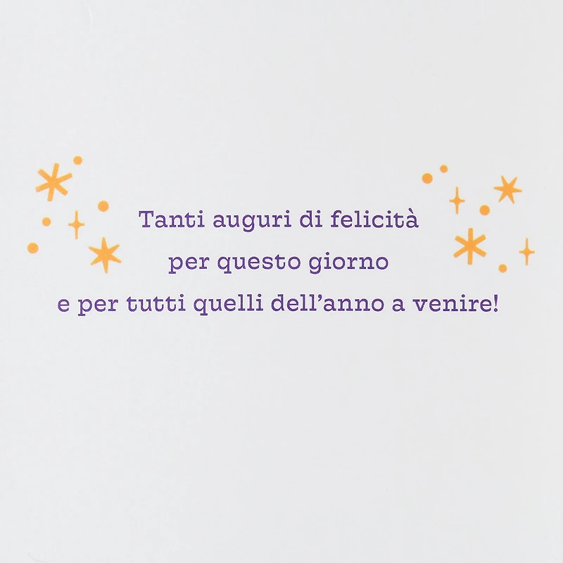 Lots of Happiness Italian-Language Birthday Card for only USD 2.99 | Hallmark