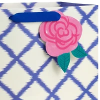 13" Blue Trellis on White Large Gift Bag for only USD 4.99 | Hallmark