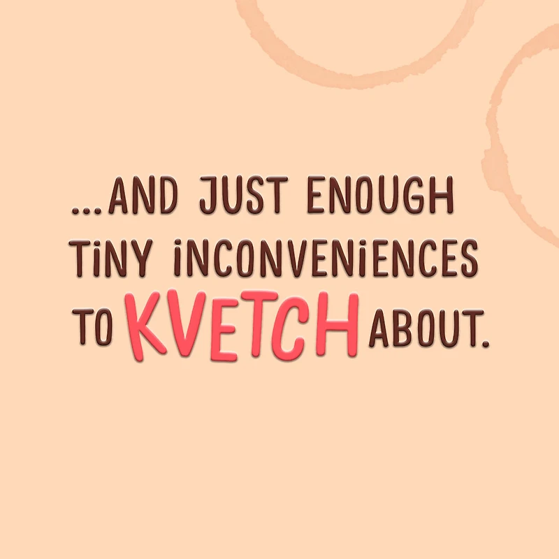 Just Enough Kvetching Funny Rosh Hashanah Card for only USD 2.99 | Hallmark
