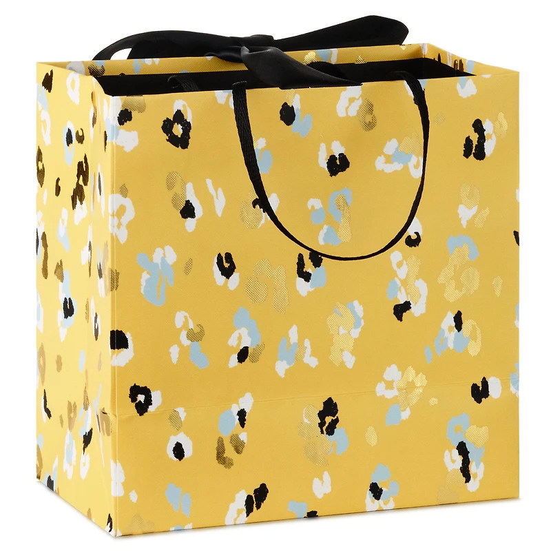 7.7" Animal Print on Butter Yellow Medium Gift Bag for only USD 7.79 | Hallmark