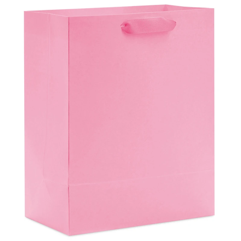 9.6" Solid Pink Medium Gift Bag for only USD 3.49 | Hallmark