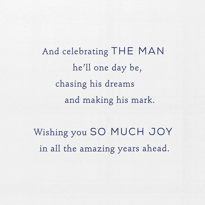 Celebrating Your New Little Man New Baby Boy Card for only USD 6.59 | Hallmark
