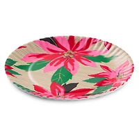 Lacey Chabert Collection Bow and Poinsettia Appetizer Plates, Set of 4 for only USD 25.99 | Hallmark