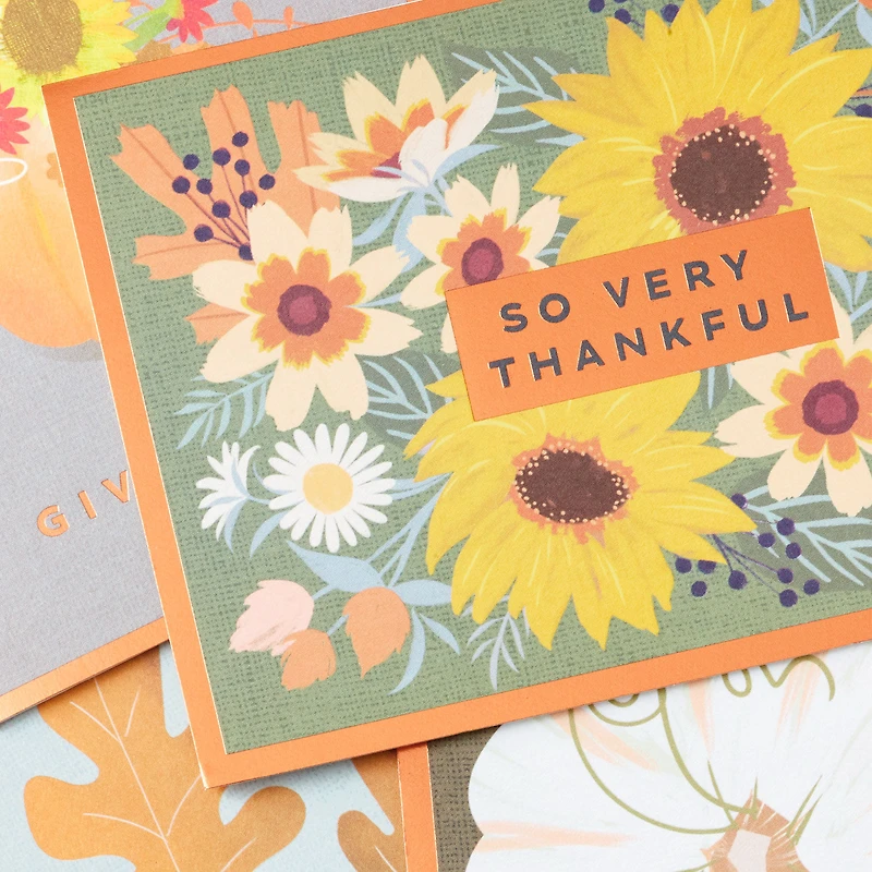 Autumn Botanicals Assorted Thanksgiving Cards, Pack of 36 for only USD 18.99 | Hallmark