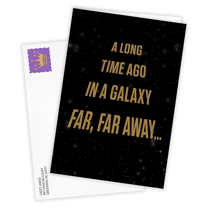 Star Wars™ A Long Time Ago Funny Custom Birthday Card for only USD 4.99 | Hallmark
