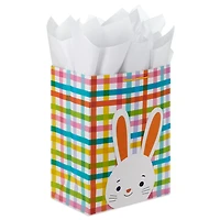 17" Bunny on Plaid Extra-Large Easter Gift Bag With Tissue Paper for only USD 9.99 | Hallmark