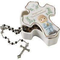 Precious Moments Blessings On Your First Communion Boy Rosary Box With Rosary for only USD 35.00 | Hallmark
