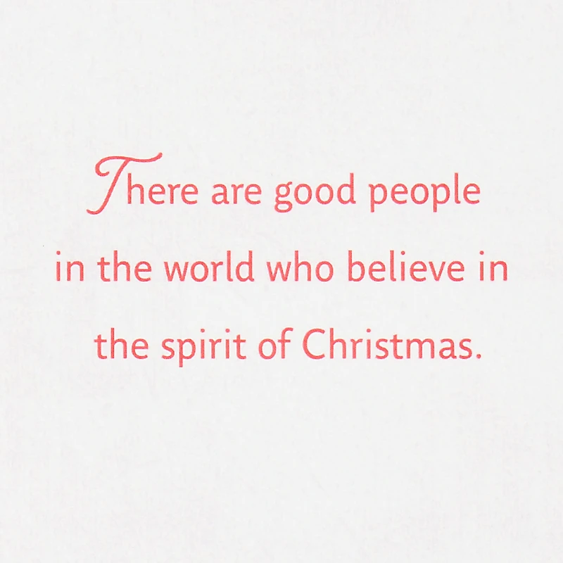 UNICEF Thankful for Good People Like You Christmas Card for only USD 4.99 | Hallmark