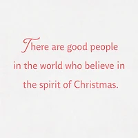 UNICEF Thankful for Good People Like You Christmas Card for only USD 4.99 | Hallmark