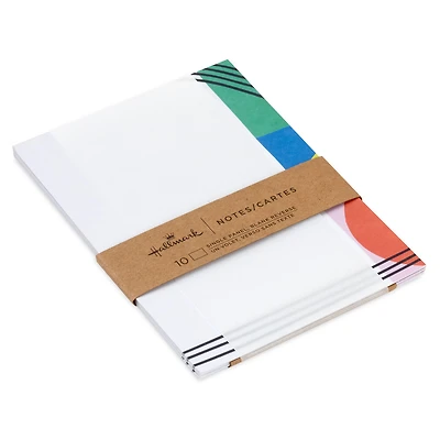 Colorful, Abstract Border Flat Blank Notes, Pack of 10 for only USD 5.00 | Hallmark