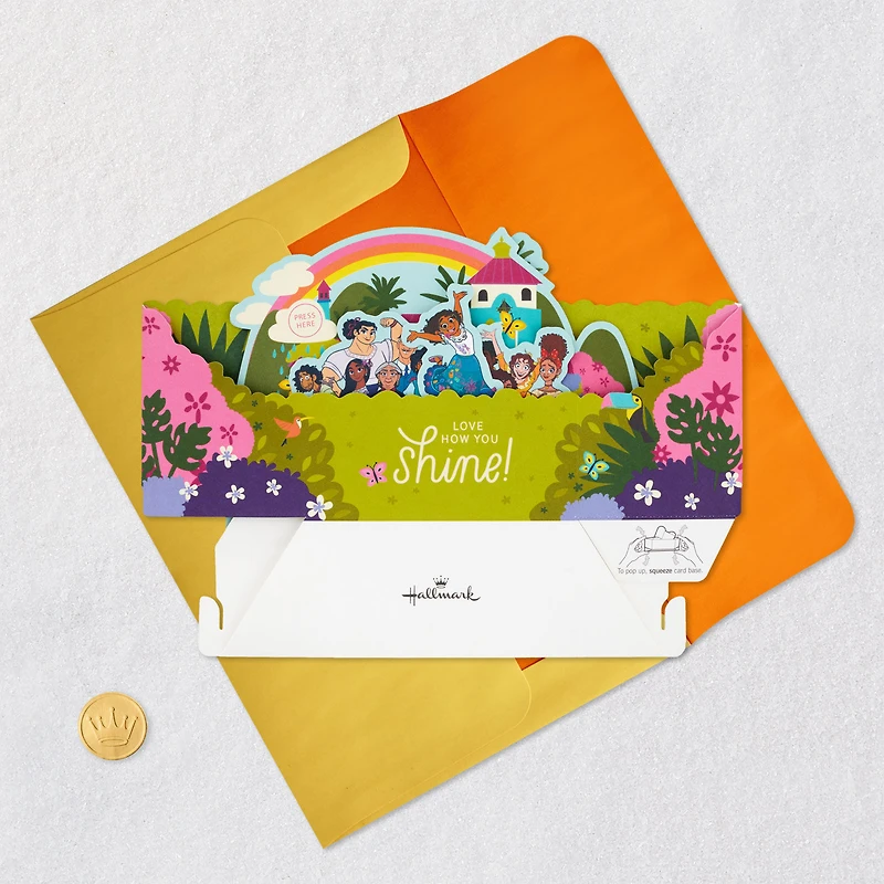 Disney Encanto Love How You Shine Musical 3D Pop-Up Card for Kids With Light for only USD 10.99 | Hallmark