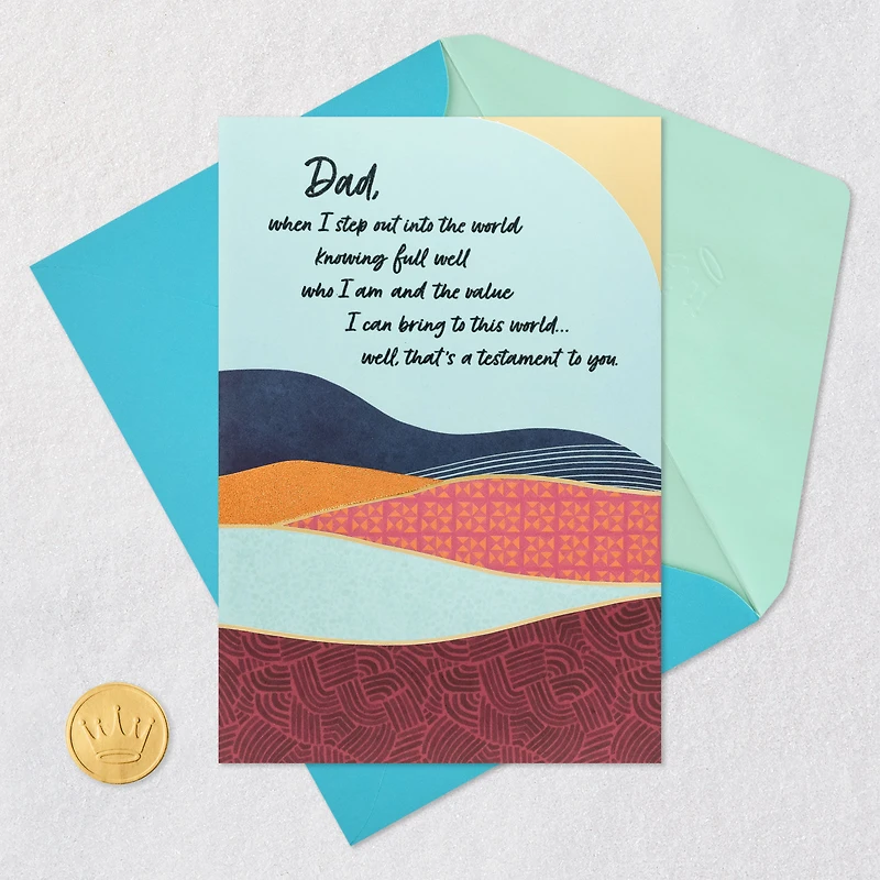 Thanks for Your Strong, Reliable Presence Father's Day Card for Dad for only USD 5.99 | Hallmark