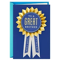 You're the Best of the Best Birthday Card for Brother From Sister for only USD 8.59 | Hallmark