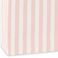 5.5" Black Bow on Pink Stripes Small Gift Bag With Tissue Paper for only USD 8.99 | Hallmark