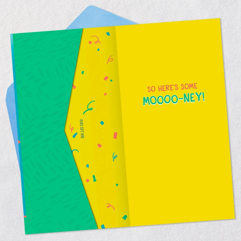 Herd It's Your Day Funny Money Holder Birthday Card for Kids for only USD 2.99 | Hallmark