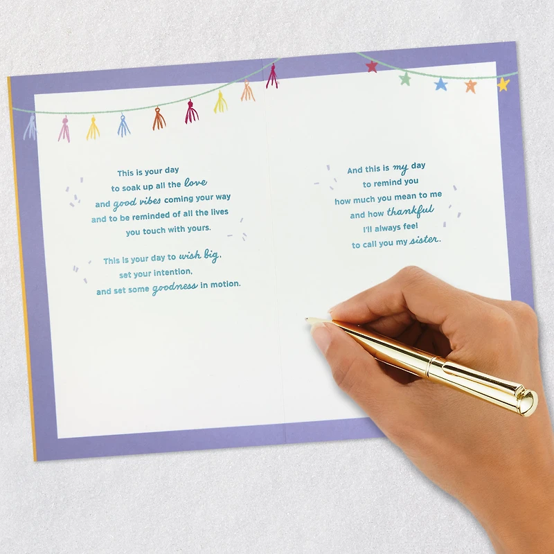Soak Up the Good Vibes Birthday Card for Sister for only USD 7.59 | Hallmark