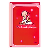 Peanuts® Linus and Snoopy Count My Blessings Valentine's Day Card for only USD 4.29 | Hallmark